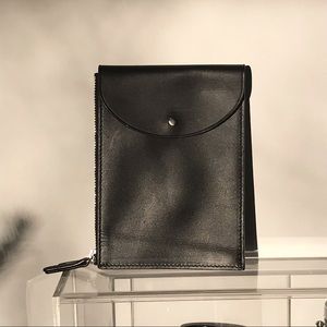 Skagen Leather Passport Case